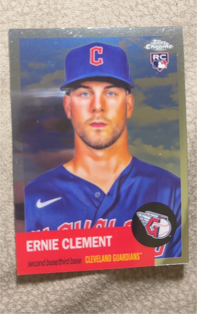 2022 Topps Chrome Platinum Anniversary #151 Ernie Clement — front