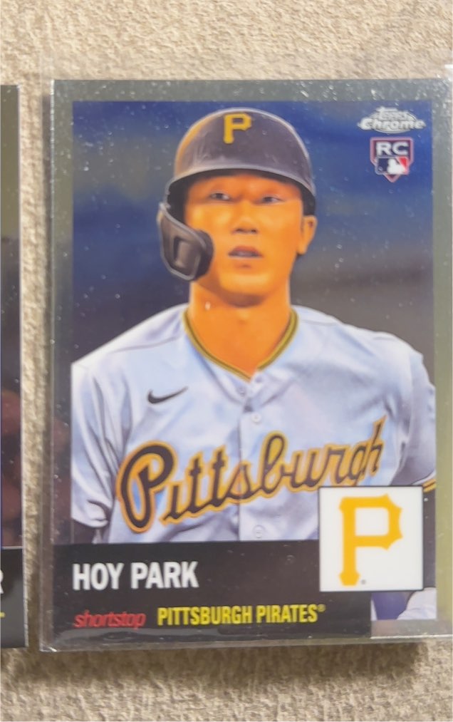 2022 Topps Chrome Platinum Anniversary #306 Hoy Park RC — front