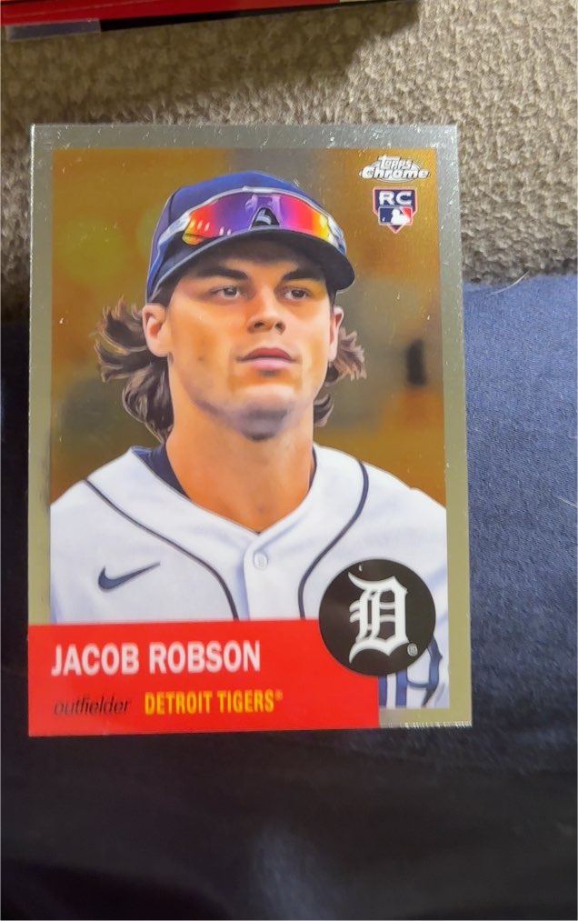 2022 Topps Chrome Platinum Anniversary #374 Jacob Robson — front