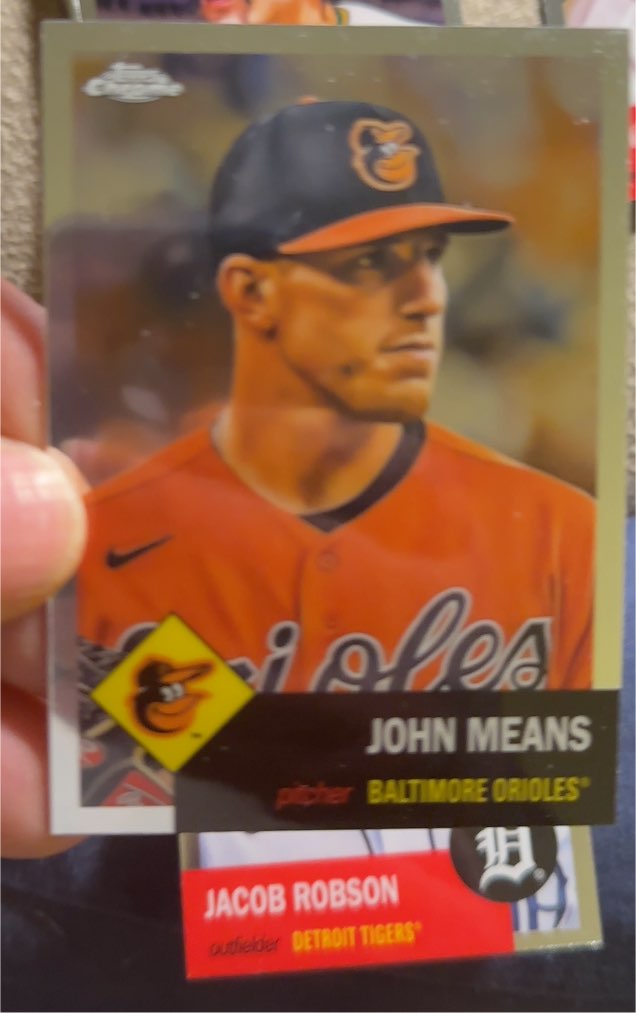 2022 Topps Chrome Platinum #392 John Means — front