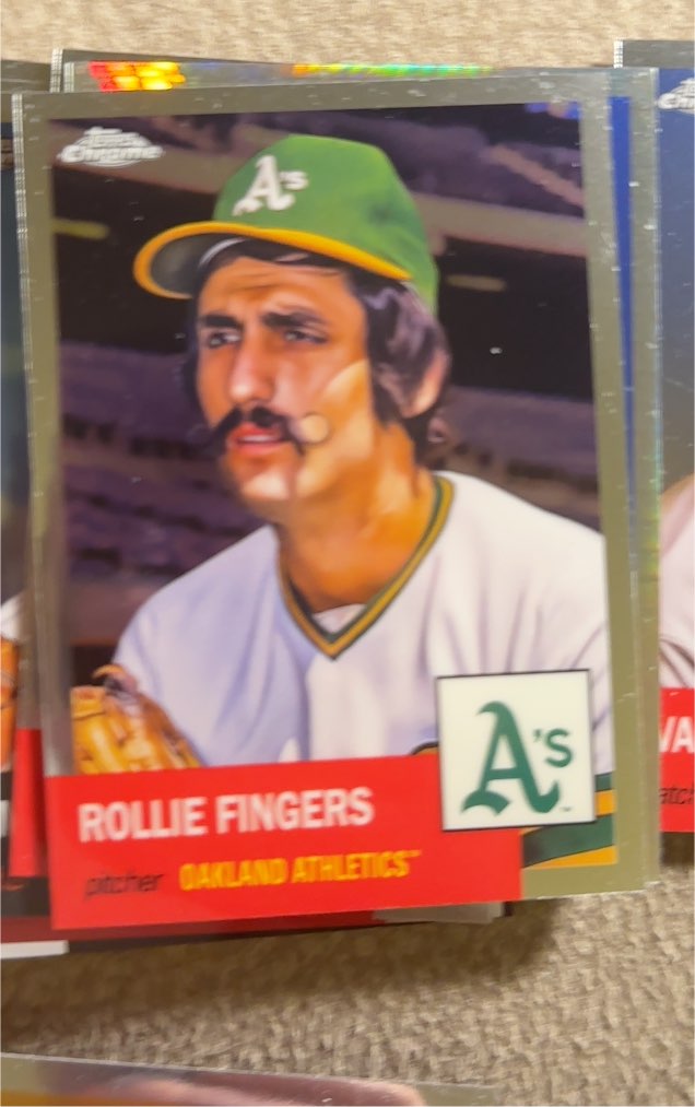 2022 Topps Chrome Platinum #449 Rollie Fingers — front