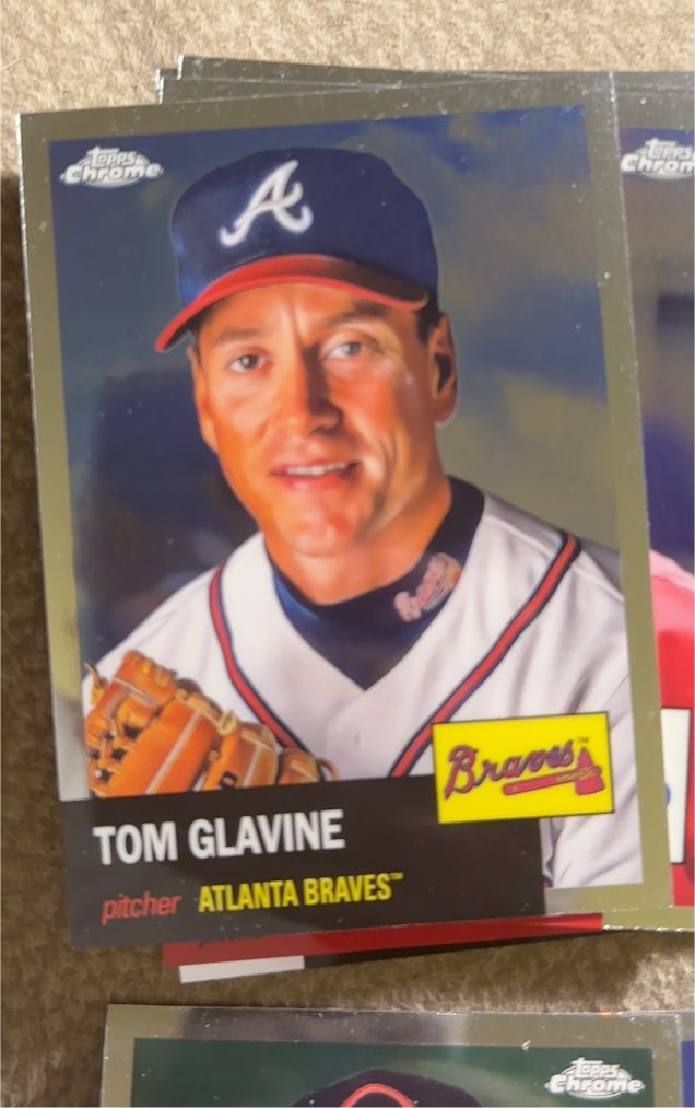 2022 Topps Chrome Platinum Anniversary #370 Tom Glavine — front