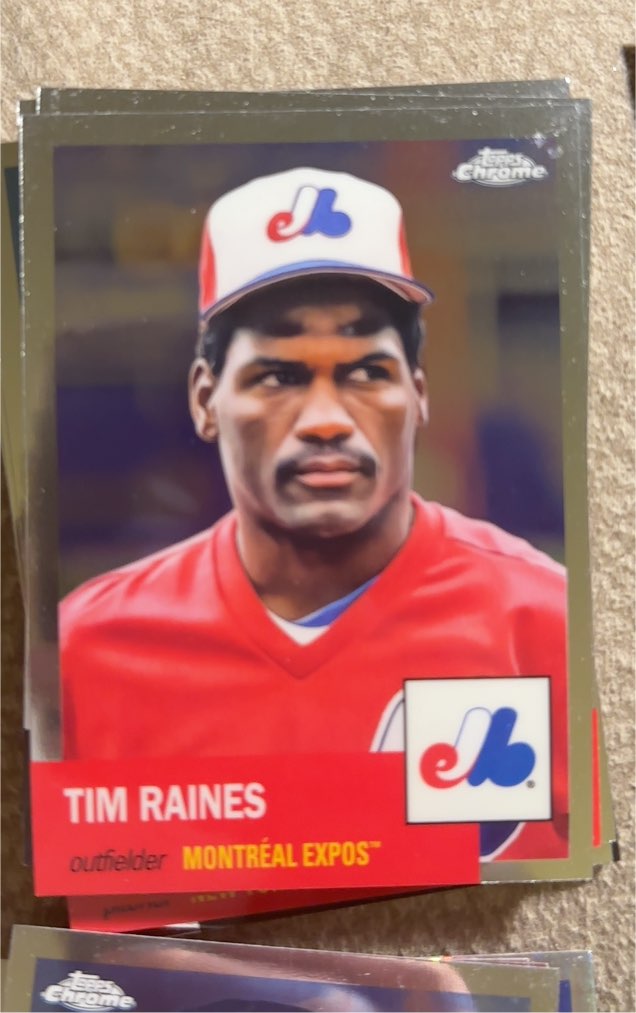 2022 Topps Chrome Platinum Anniversary #478 Tim Raines — front