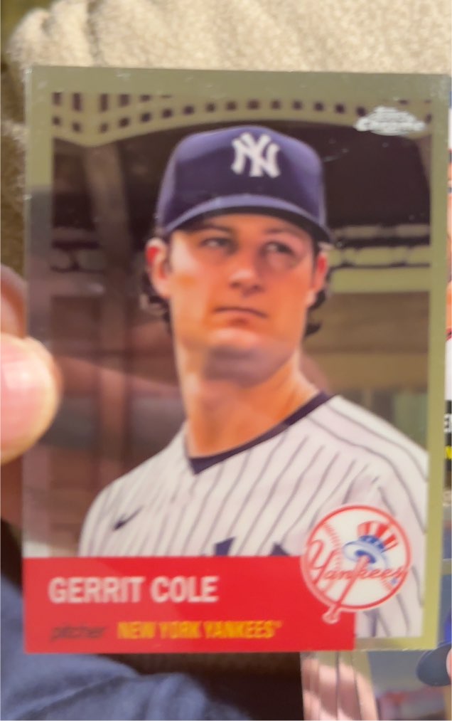 2022 Topps Chrome Platinum Anniversary #404 Gerrit Cole — front