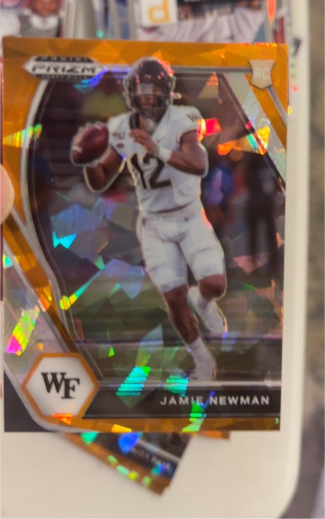 2021 Panini Prizm Draft Picks #135 Jamie Newman — front