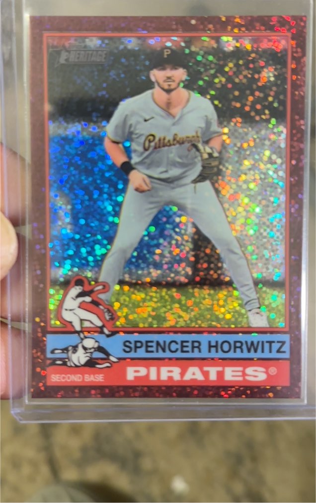 2025 Topps Heritage Chrome #75 Spencer Horwitz — front