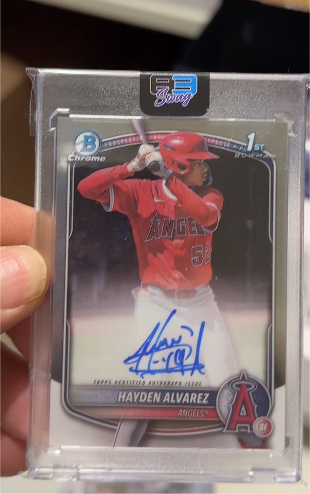 2021 Bowman Chrome 1st Bowman Hayden Alvarez — front