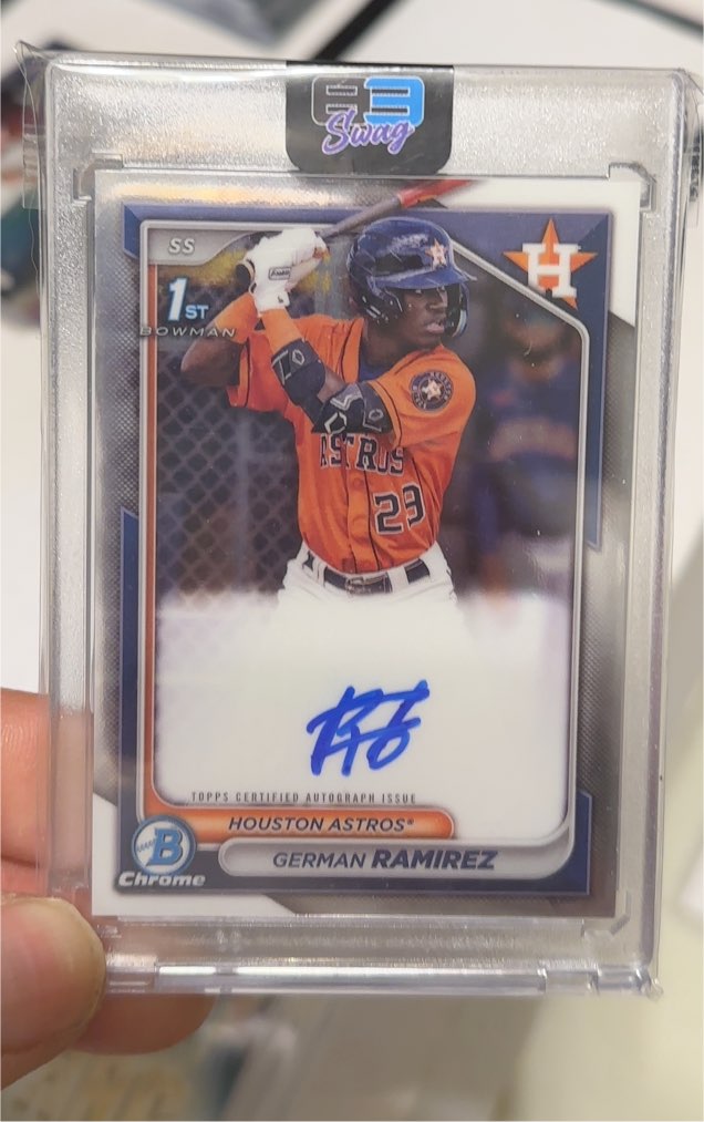 2024 Bowman Chrome #CPA-GR German Ramirez — front