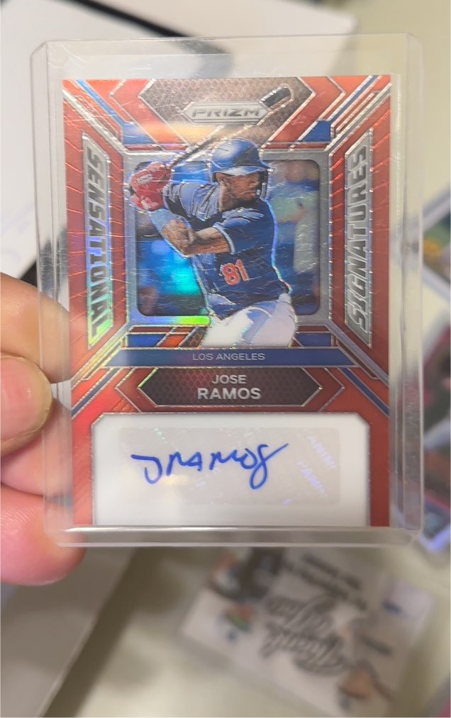 2024 Panini Prizm #SS-JR Jose Ramos Sensational Signatures — front
