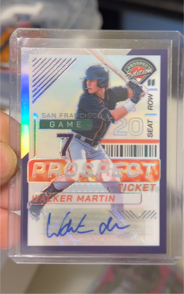 2024 Panini Prospect Edition #121 Walker Martin — front
