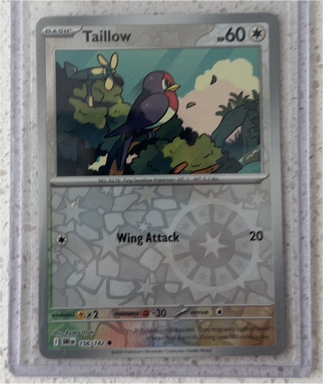 2025 Pokémon SV10 Destined Rivals #156 Taillow — front