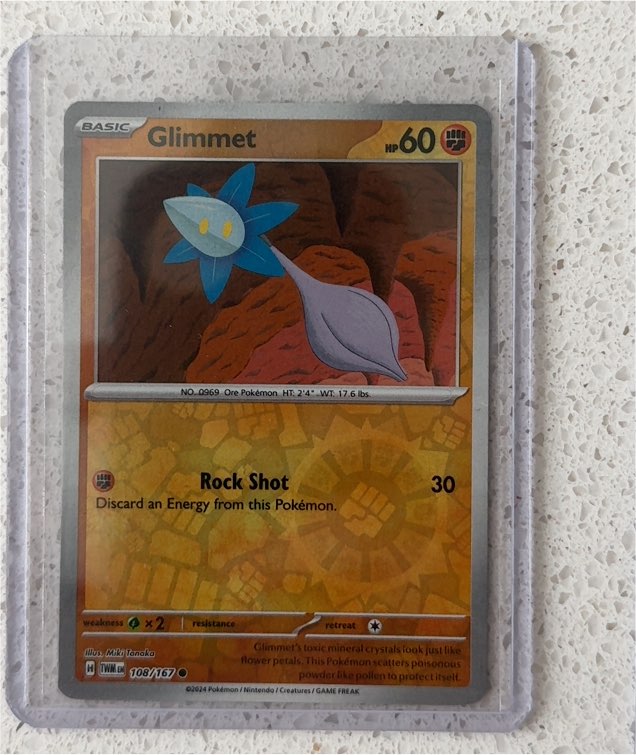2024 Pokémon SV06 Twilight Masquerade #108 Glimmet — front