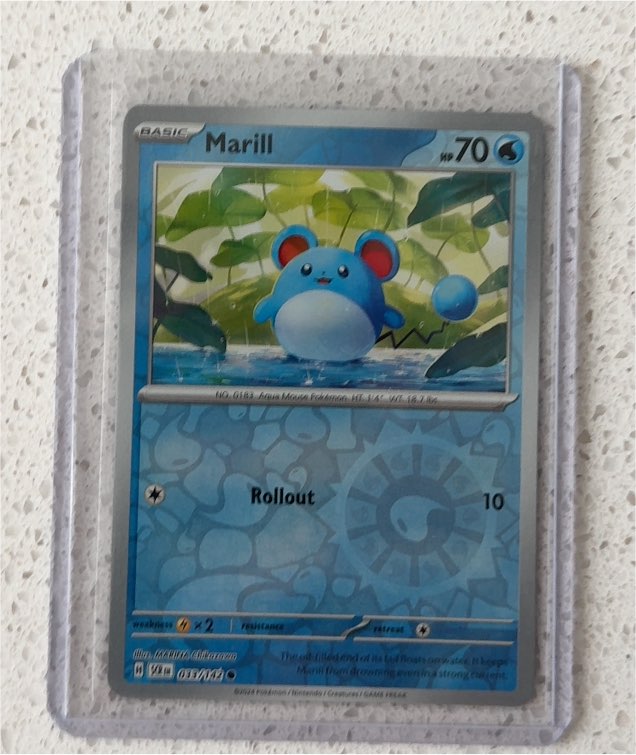 2024 Pokémon Stellar Crown #033 Marill — front
