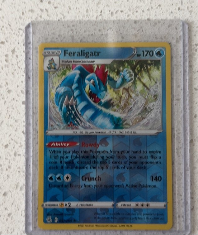 2021 Pokémon TCG #20 Feraligatr — front