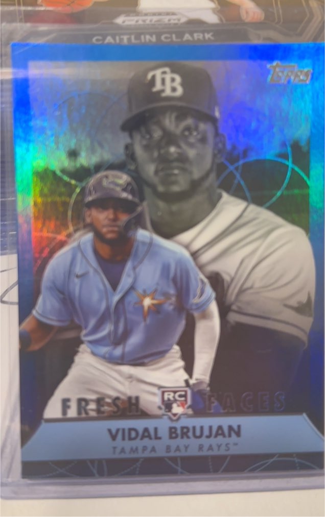 2022 Topps #FF-6 Vidal Brujan Fresh Faces Rookie Card — front