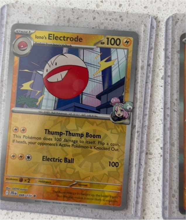 2023 Pokémon Journey Together #048 Iono's Electrode — front