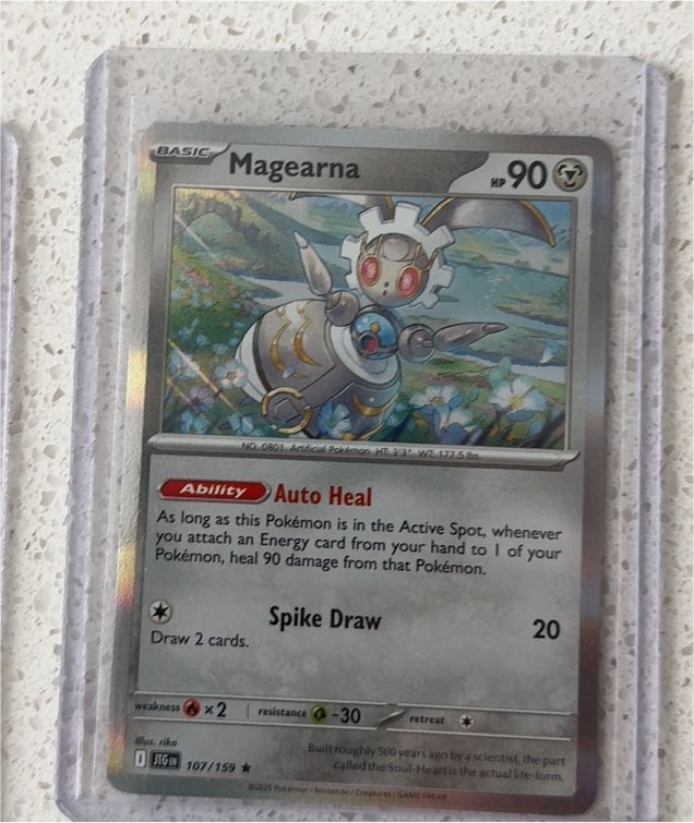 2025 Pokémon Journey Together #107 Magearna — front