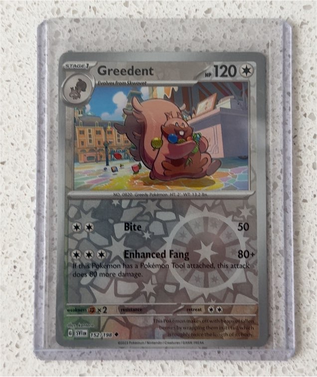 2023 Pokémon Scarlet & Violet #152 Greedent — front