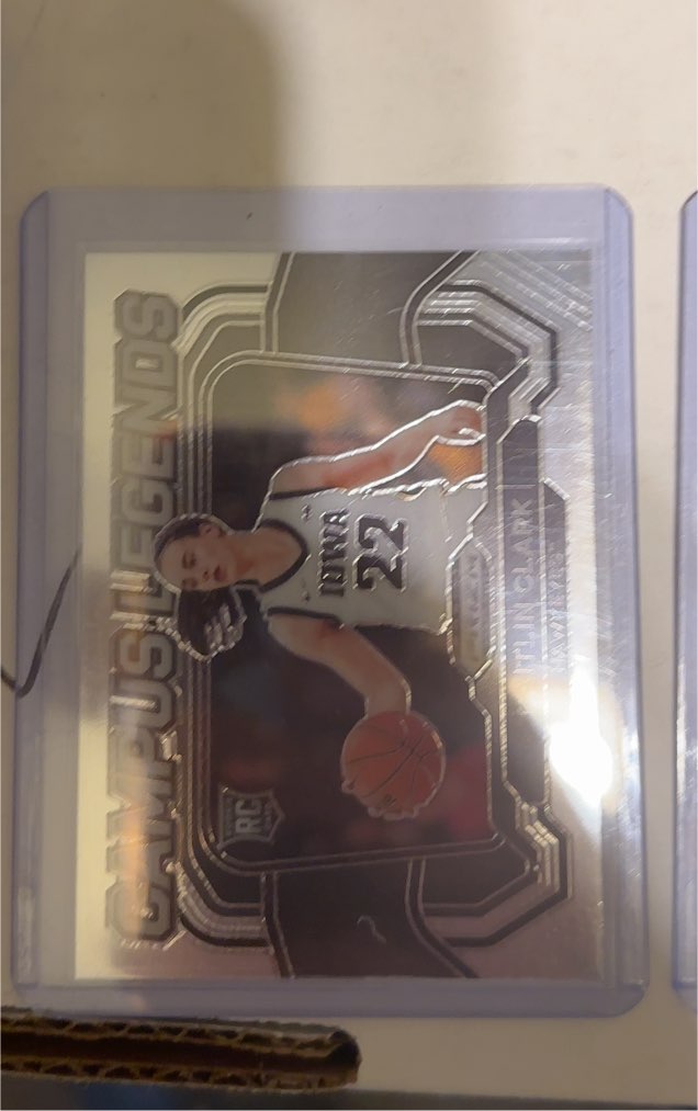 2024 Panini Prizm Draft Picks Campus Legends Silver Prizm #5 Caitlin Clark — front