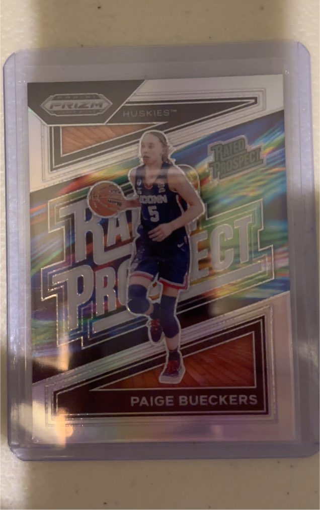 2024 Panini Prizm Draft Picks Rated Prospect #2 Paige Bueckers — front