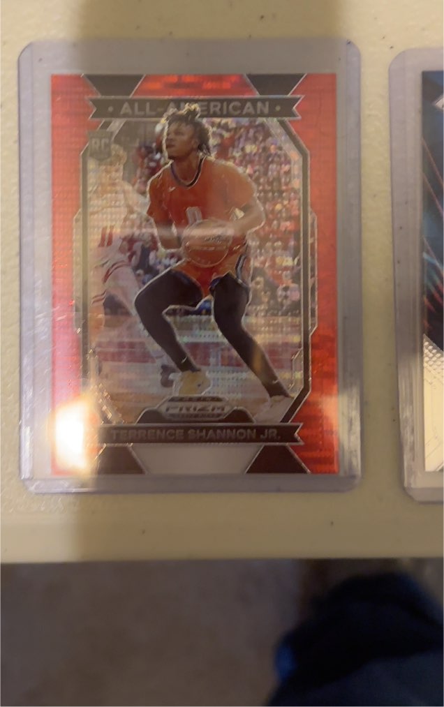 2024-25 Panini Prizm Draft Picks All-American Purple Wave #24 Terrence Shannon Jr. — front
