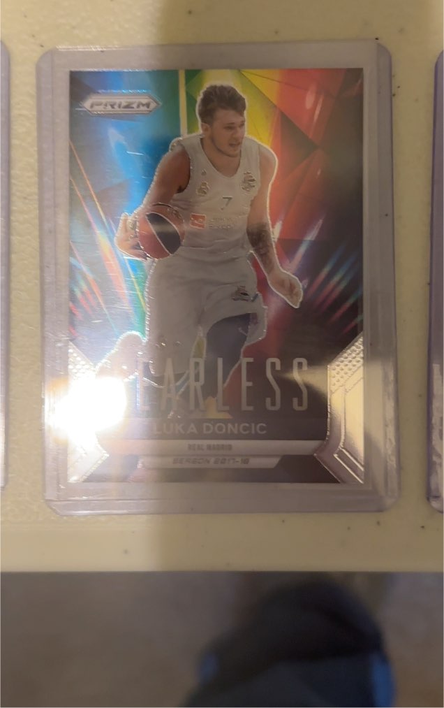 2023-24 Panini Prizm EuroLeague #15 Luka Doncic Fearless — front