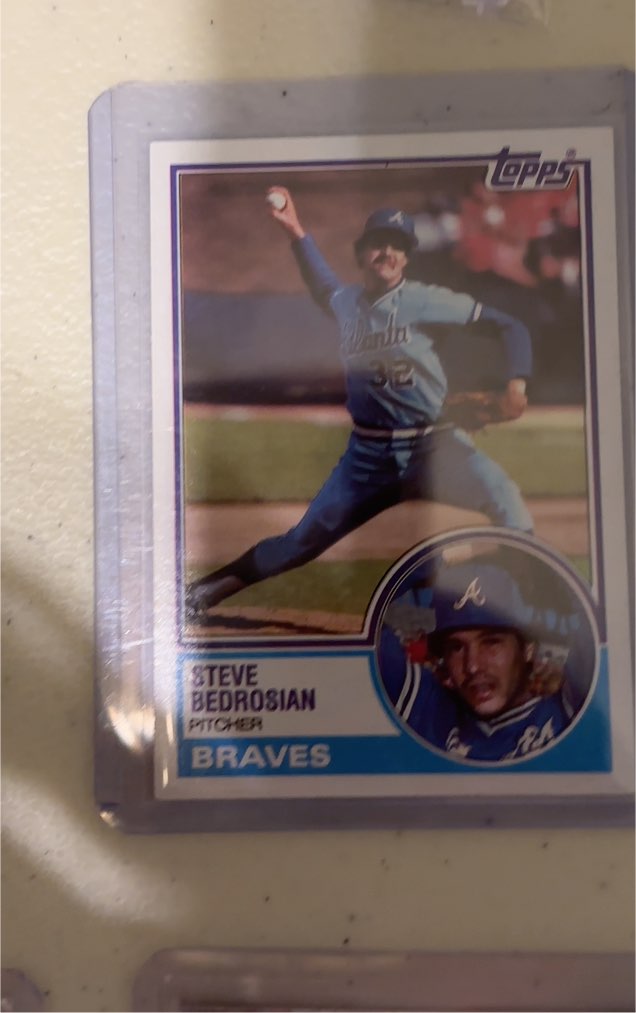 1983 Topps #157 Steve Bedrosian — front