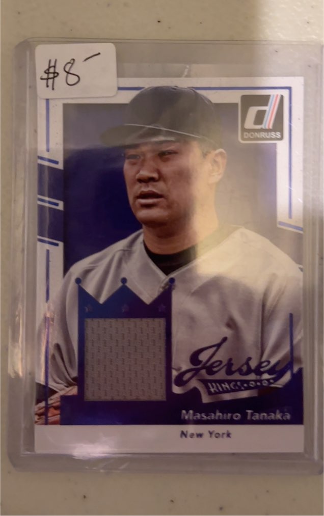 2016 Donruss Jersey Kings #JK-MA Masahiro Tanaka — front