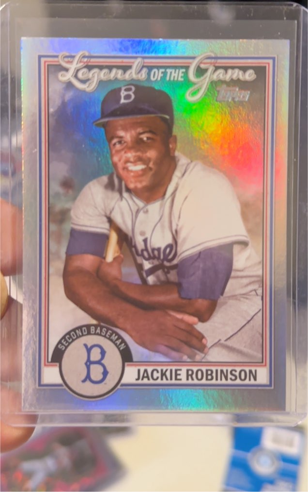 2023 Topps Series 2 Legends of the Game #LG-5 Jackie Robinson — front