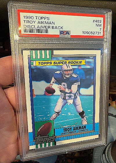 1990 Topps #482 Troy Aikman — front