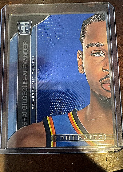 2024-25 Panini Totally Certified Portraits #5 Shai Gilgeous-Alexander — front