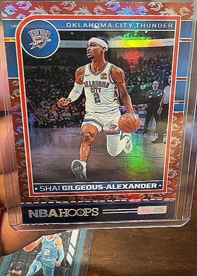 2024-25 Panini NBA Hoops #25 Shai Gilgeous-Alexander — front