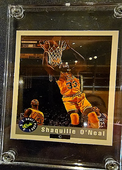 1992 Classic Draft Picks #1 Shaquille O'Neal — front