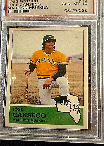 1983 Topps #13 Jose Canseco — front
