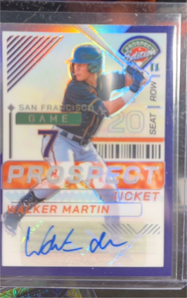 2024 Panini Prospect Edition #121 Walker Martin — front