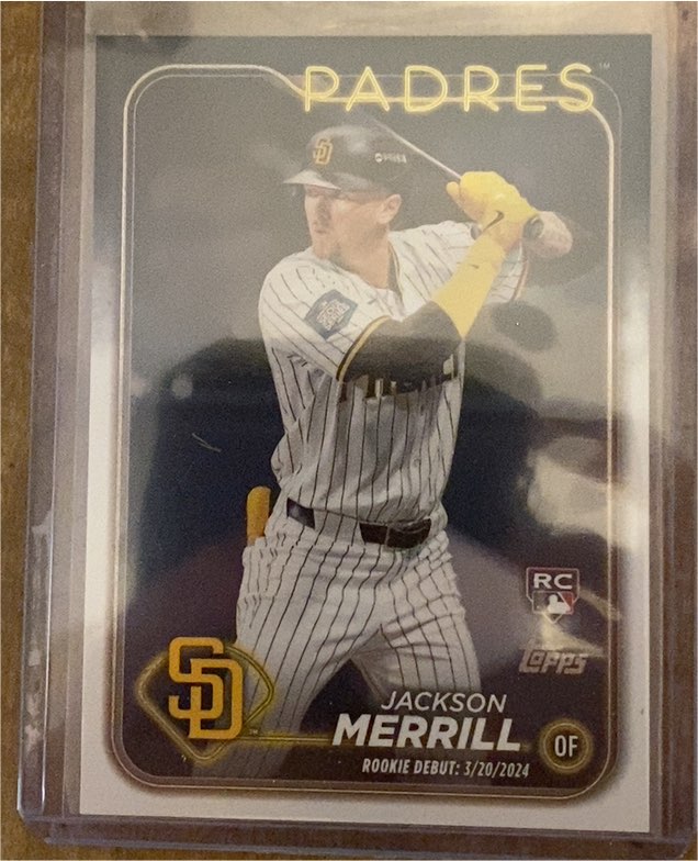 2024 Topps Update #US169 Jackson Merrill — front