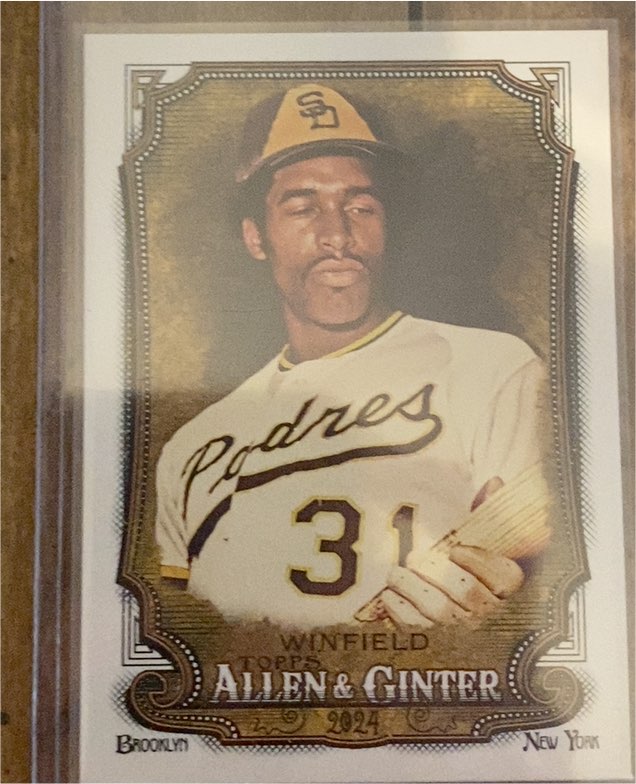 2024 Topps Allen & Ginter #108 Dave Winfield — front