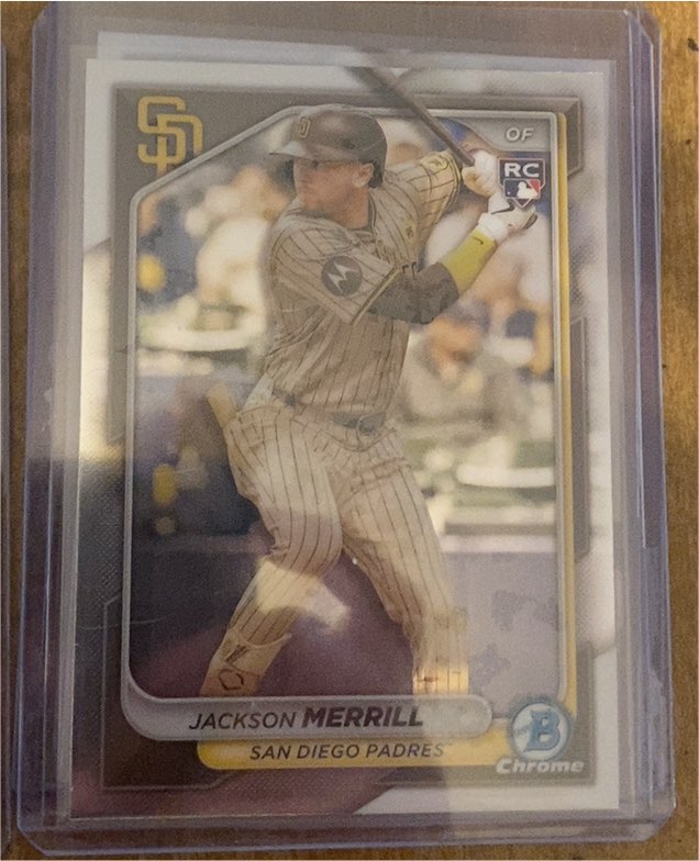 2024 Bowman Chrome #27 Jackson Merrill — front