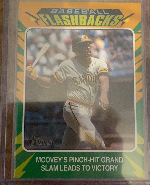 2024 Topps Heritage Baseball Flashbacks #BF-3 Willie McCovey — front