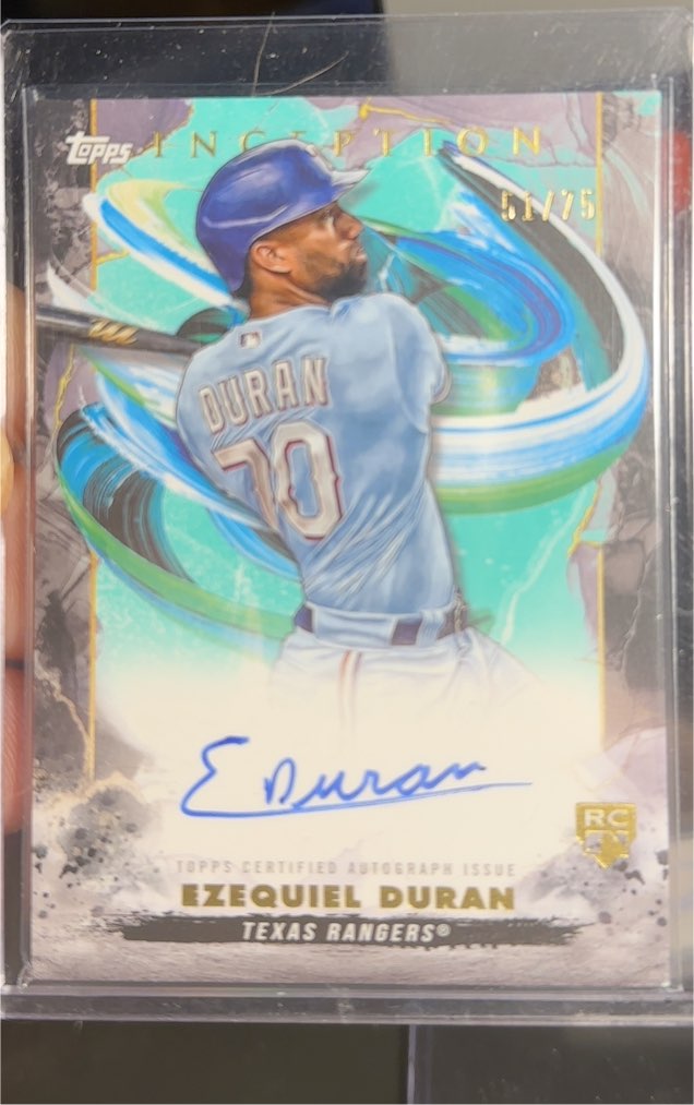 2023 Topps Inception #61 Ezequiel Duran — front