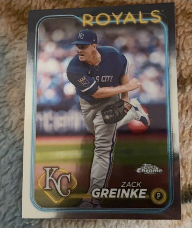 2024 Topps Chrome #202 Zack Greinke — front