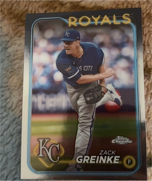 2024 Topps Chrome #202 Zack Greinke — front