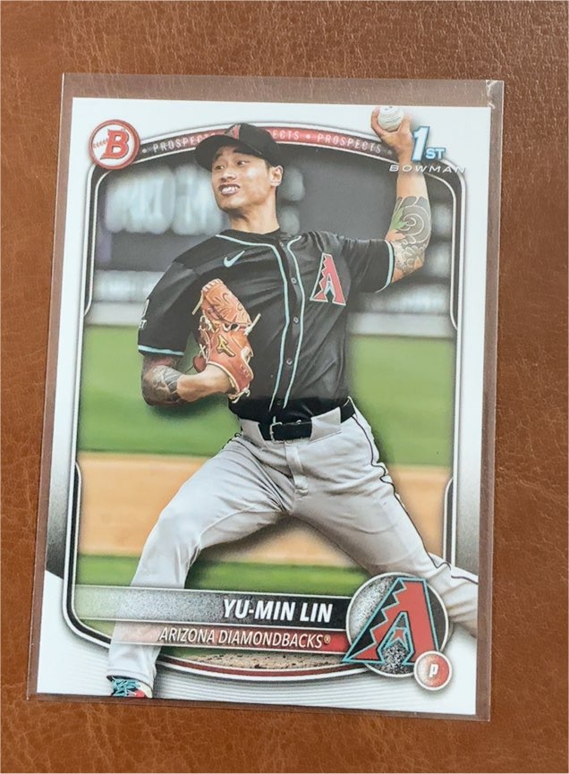 2025 Bowman #BP-27 Yu-Min Lin — front