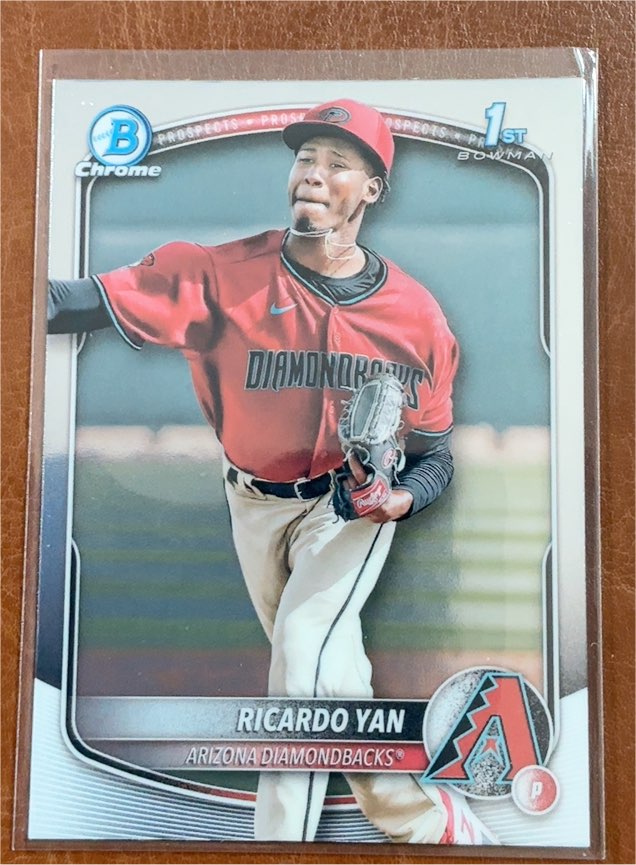2025 Bowman Chrome #BCP-31 Ricardo Yan — front