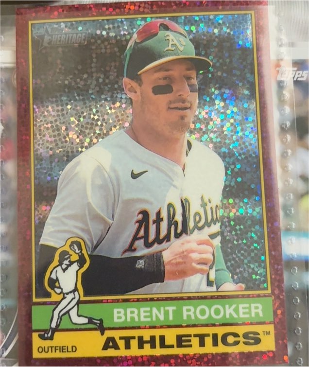2025 Topps Heritage #83 Brent Rooker — front