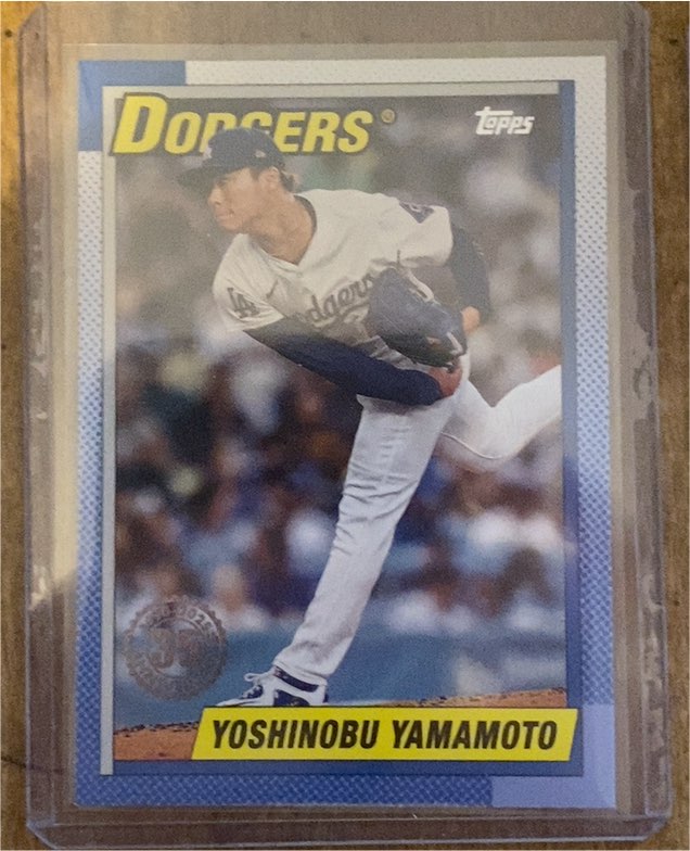 2025 Topps Series 1 #T90-84 Yoshinobu Yamamoto 1990 Topps Baseball 35th Anniversary — front