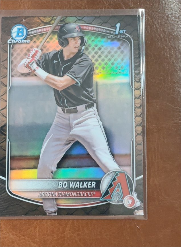 2025 Bowman Chrome Prospects #BCP-92 Bo Walker — front