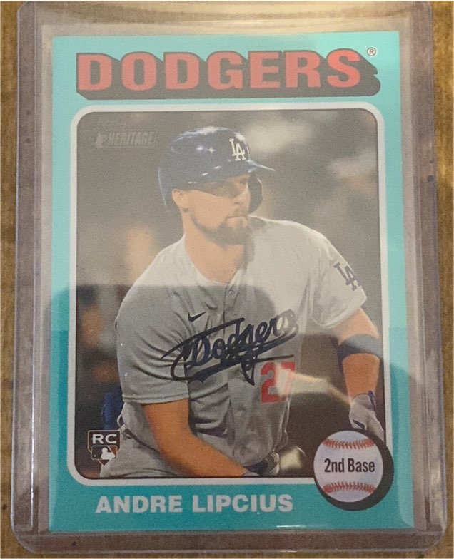 2024 Topps Heritage High Number #699 Andre Lipcius — front