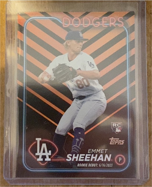 2024 Topps Update #US141 Emmet Sheehan Rookie Debut — front