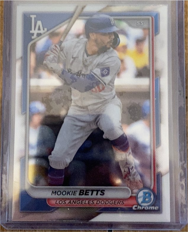2024 Bowman Chrome #62 Mookie Betts — front